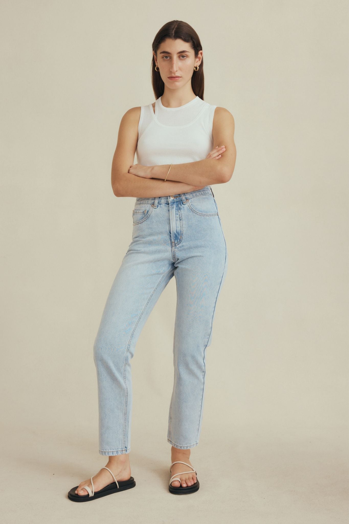 Straight Leg Jean - Blue