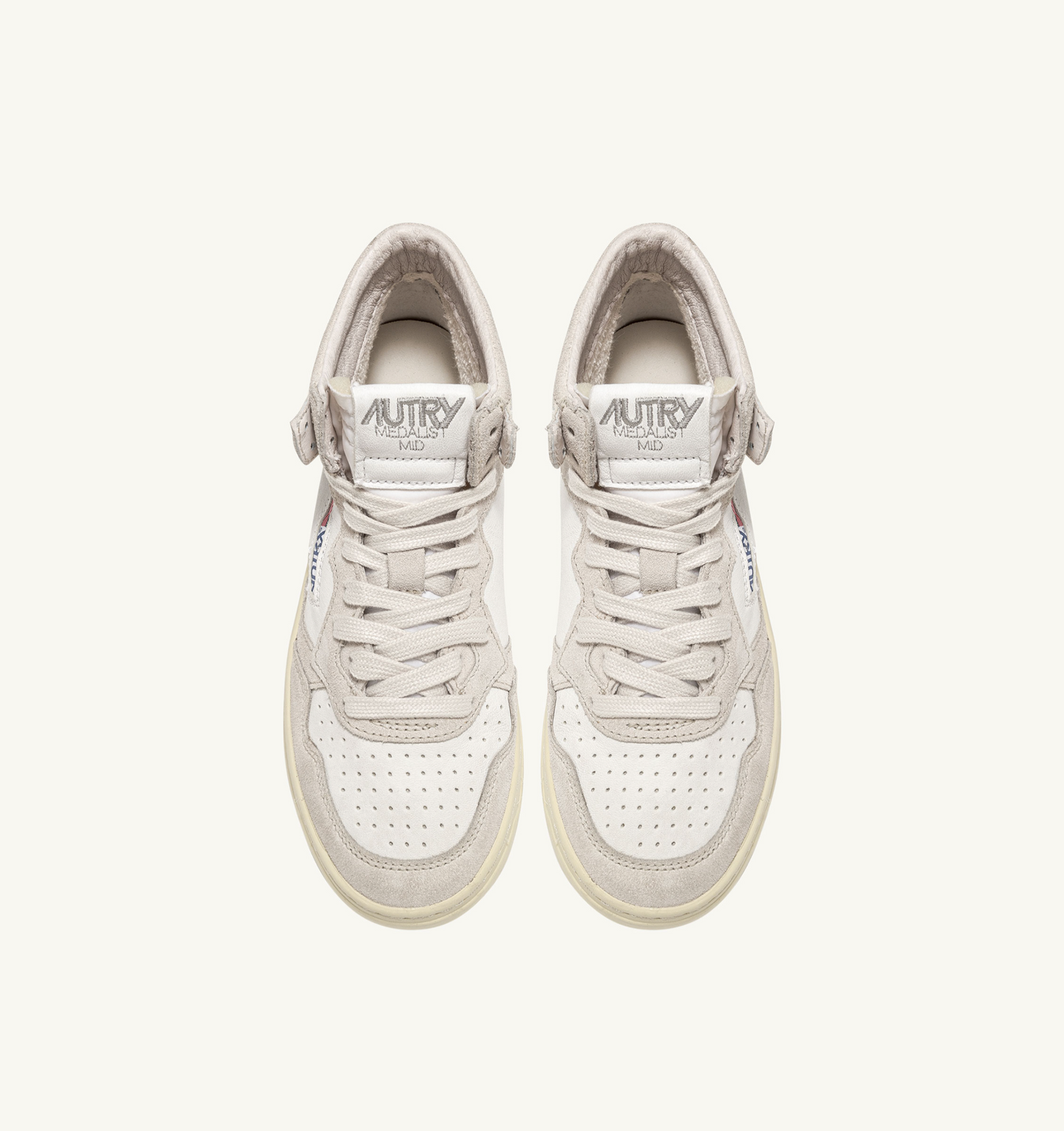 Medalist Mid - White/Suede