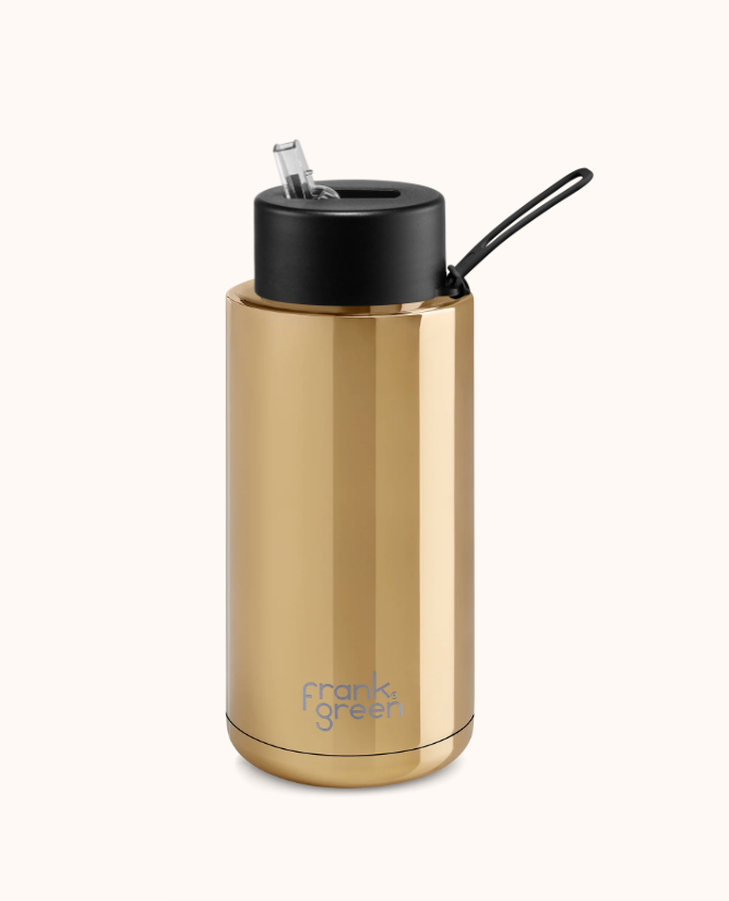 34oz Reusable Bottle - Gold/Midnight