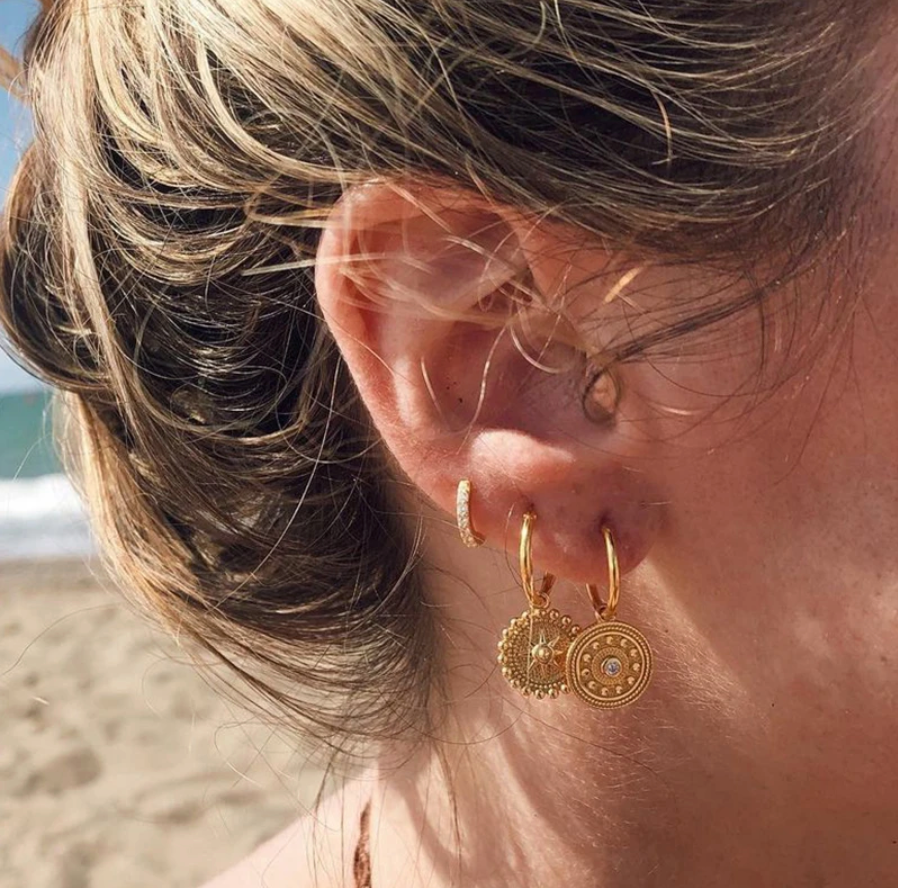 Round Pear Earrings