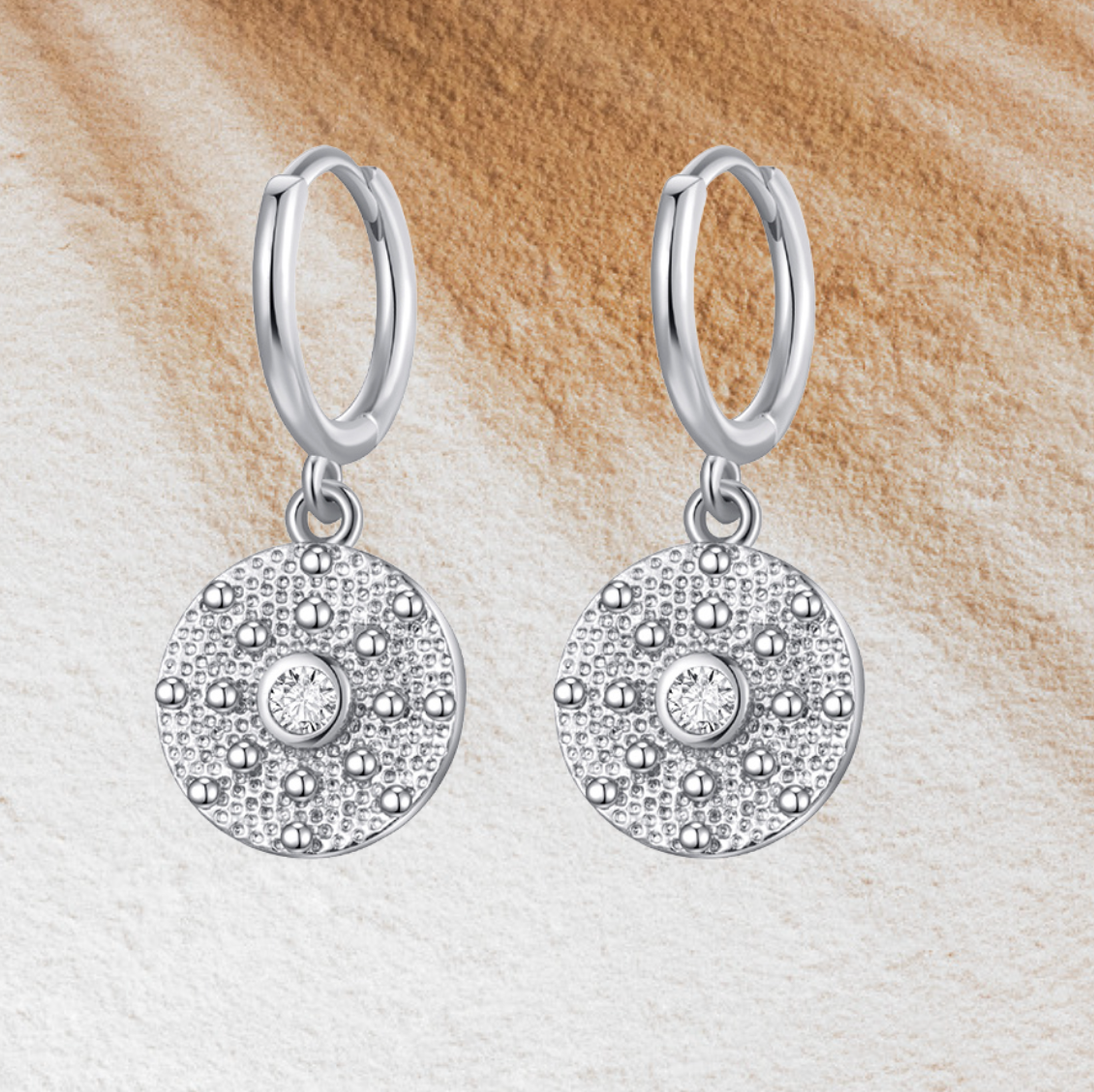 Round Pear Earrings