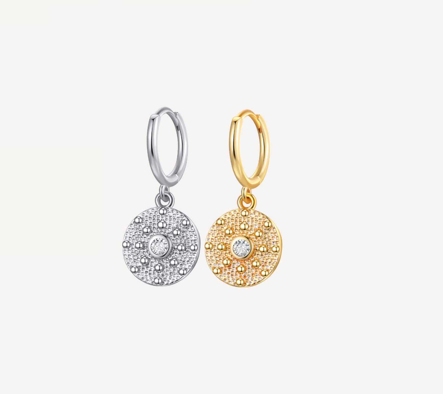 Round Pear Earrings