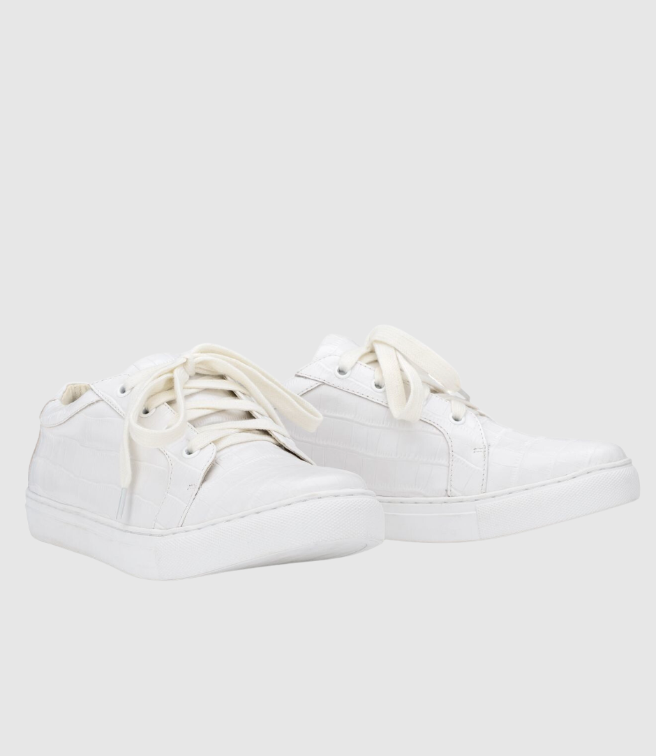 Duet Sneaker - White Snake