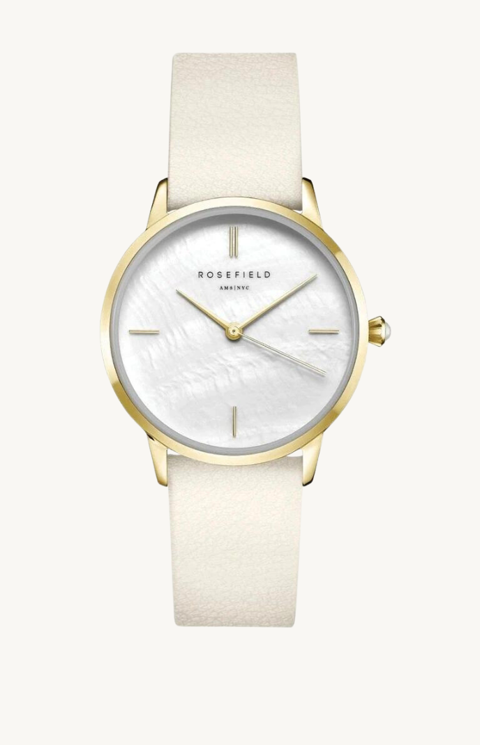 Pearl Edit - Cream Leather Strap - RMBLG-R04