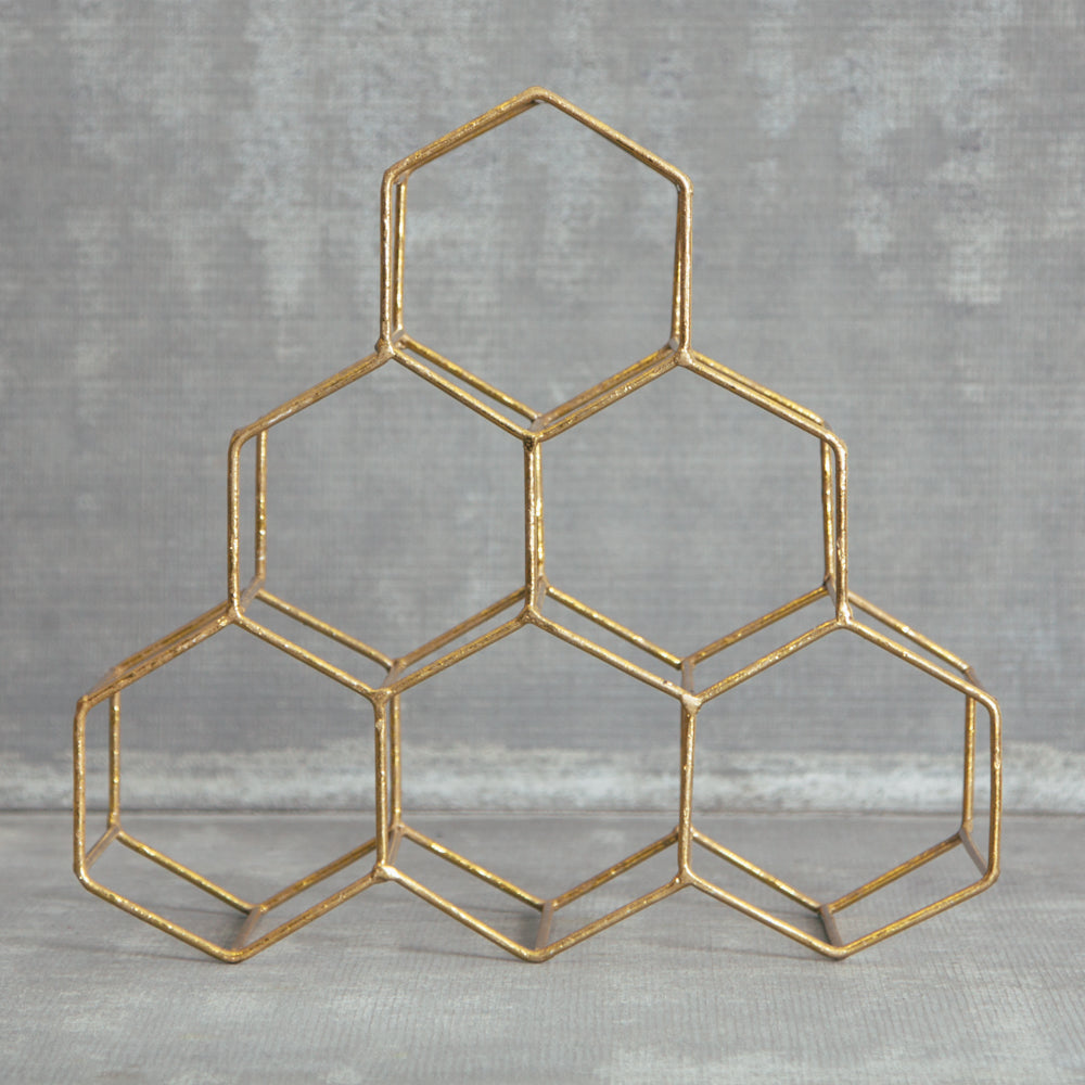 Wine Rack - Gold
