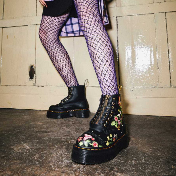 Sinclair Bloom Jungle Boot - Black