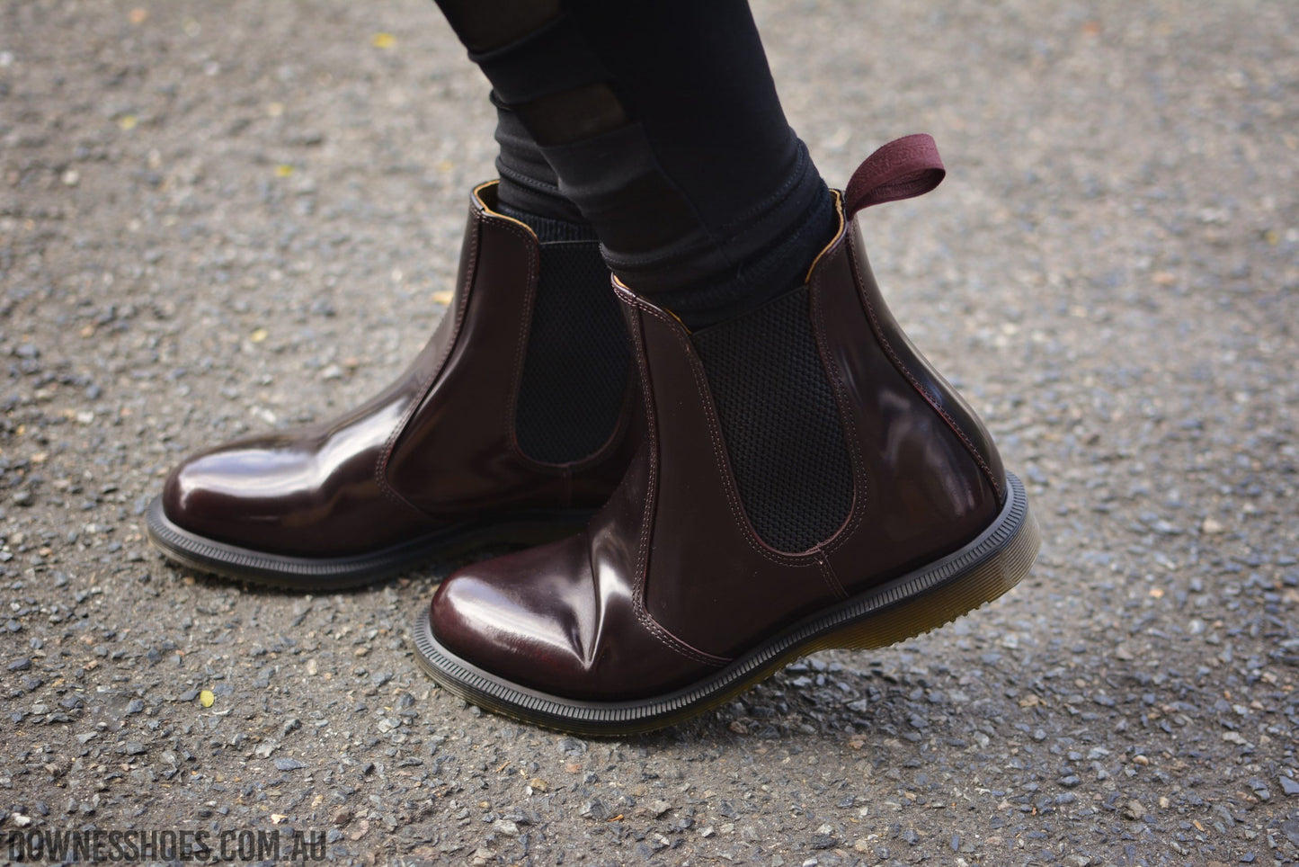 Flora Chelsea Boot - Cherry