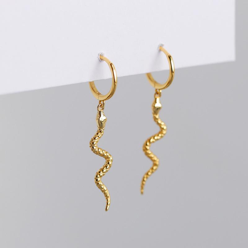 Snake Huggie Earrings