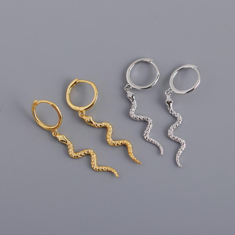 Snake Huggie Earrings