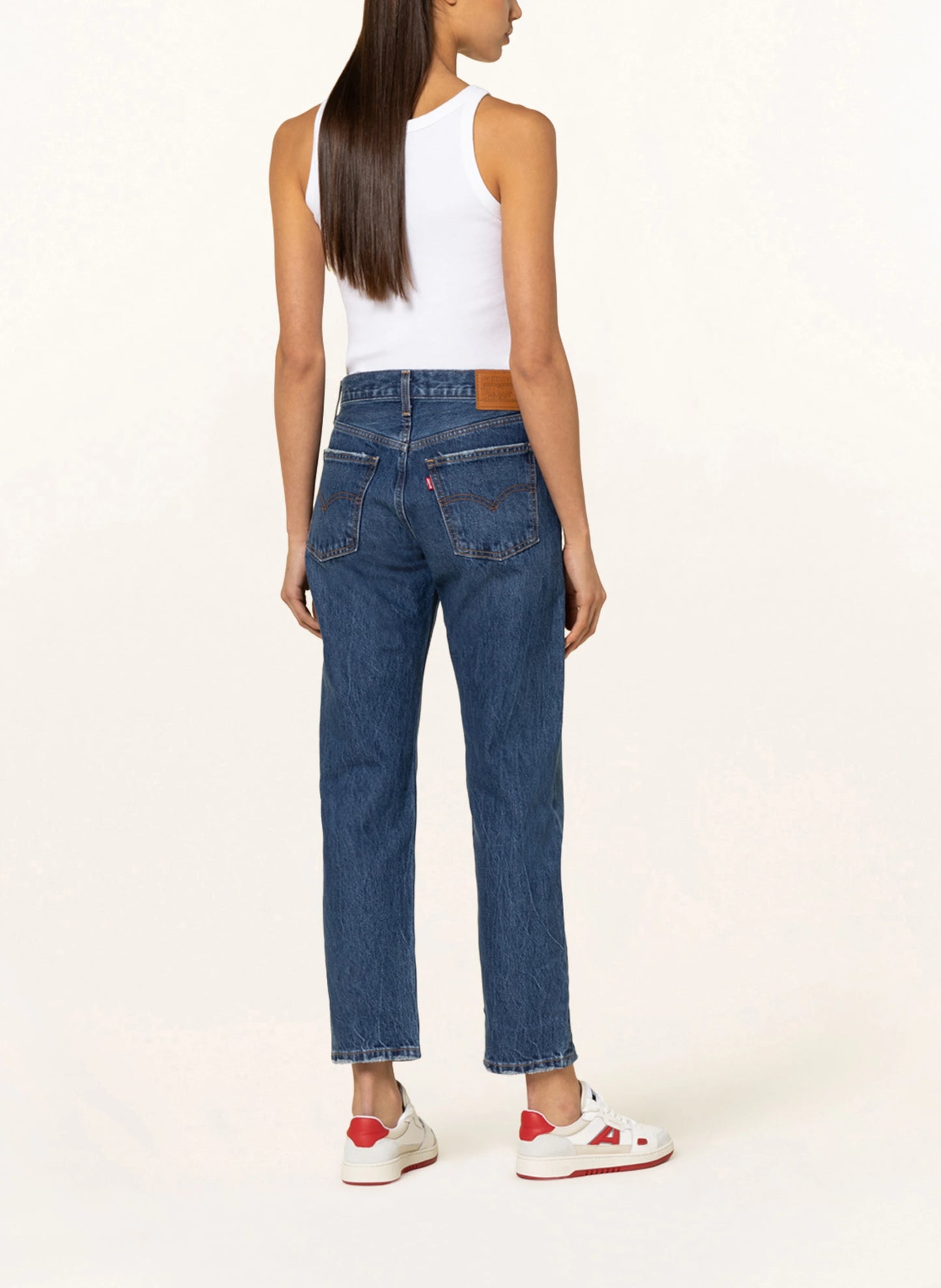 Middy Straight - Dark Indigo Worn In