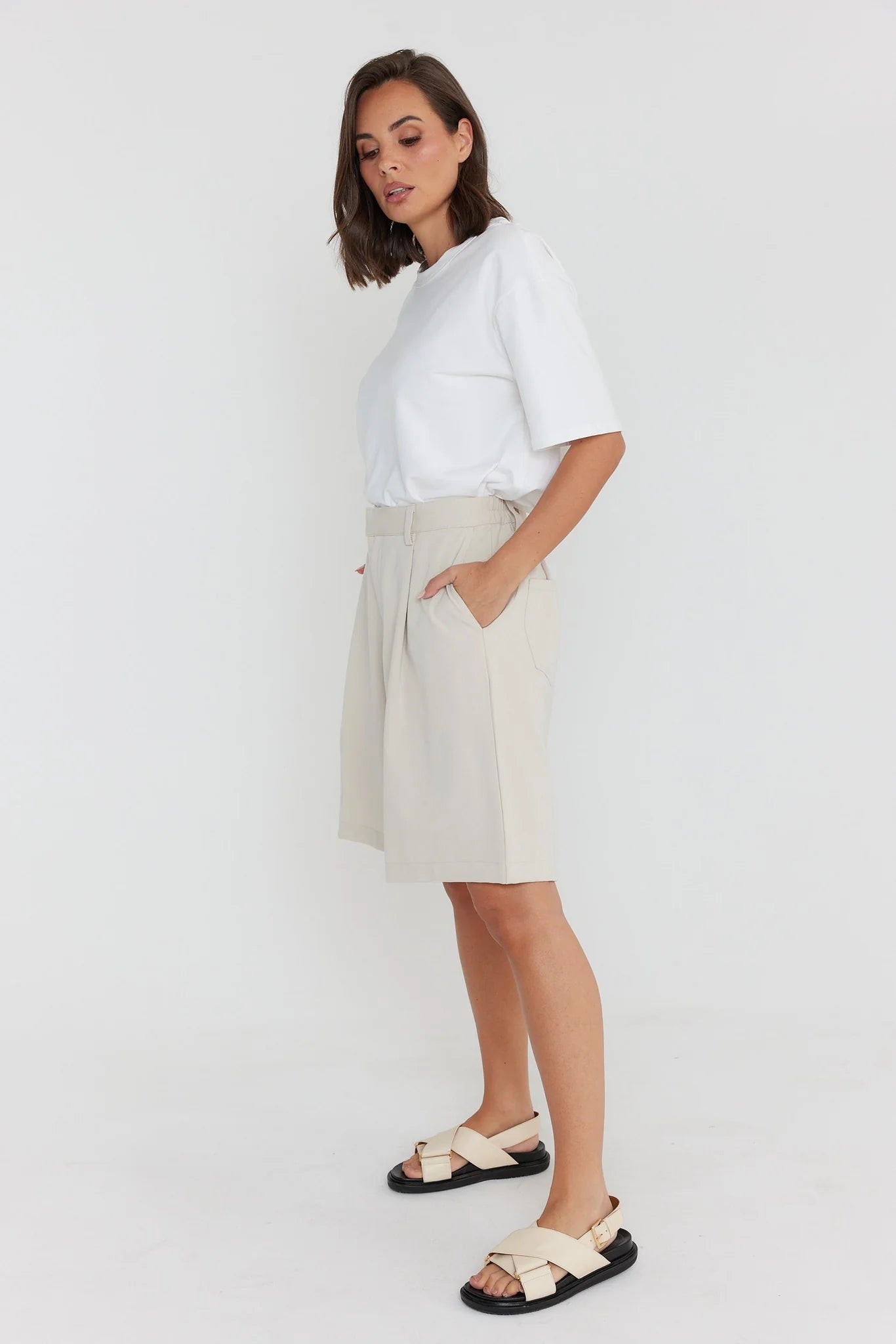 Berny Shorts - Beige