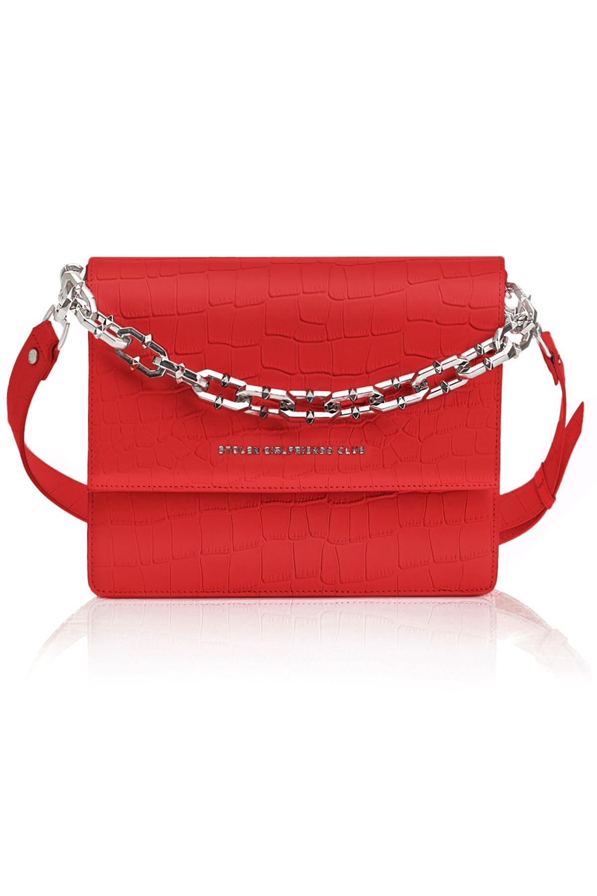 Big Trouble Bag - Cherry Leather