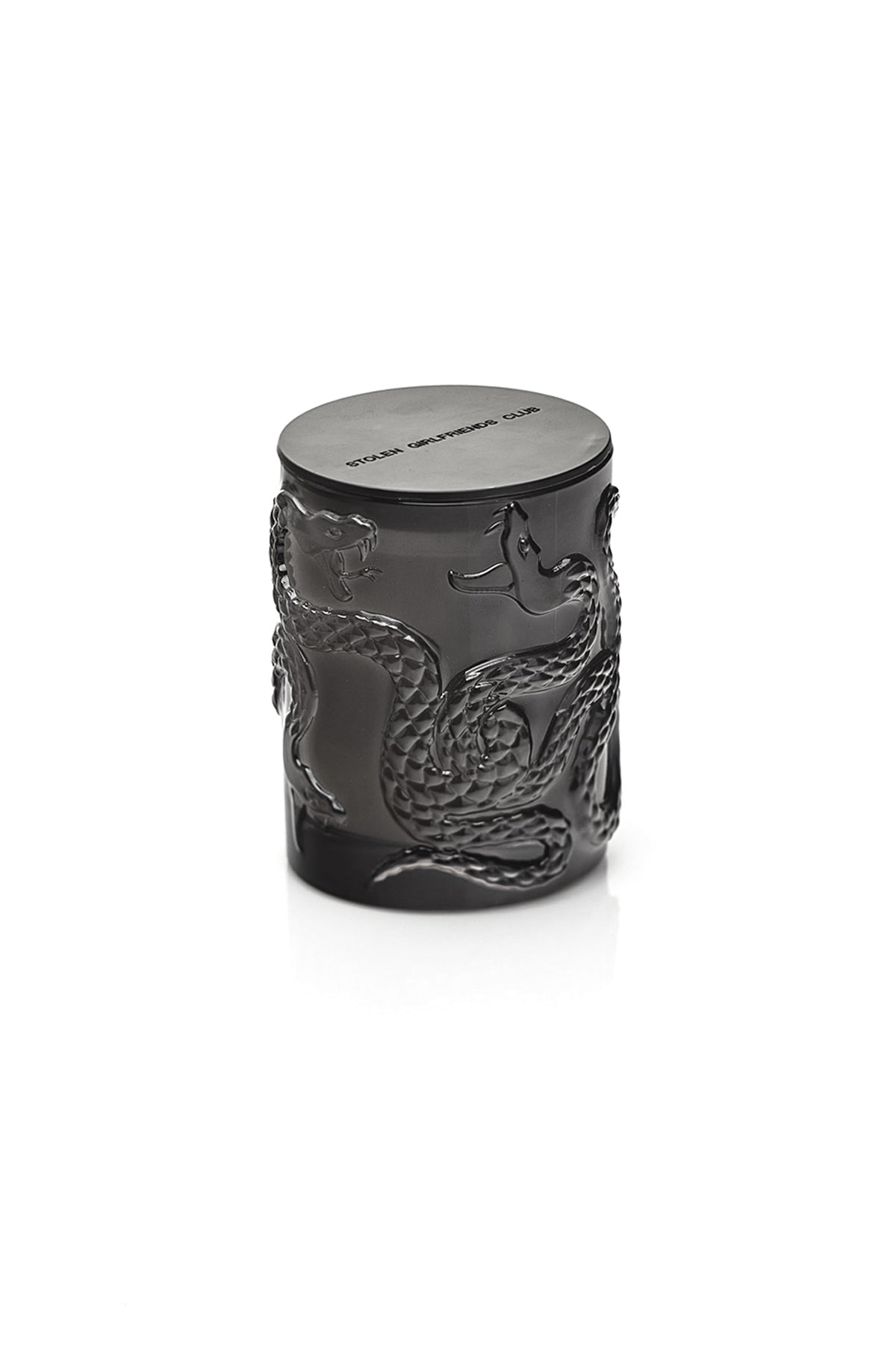 Amber Dream Candle - Black Coated Glass