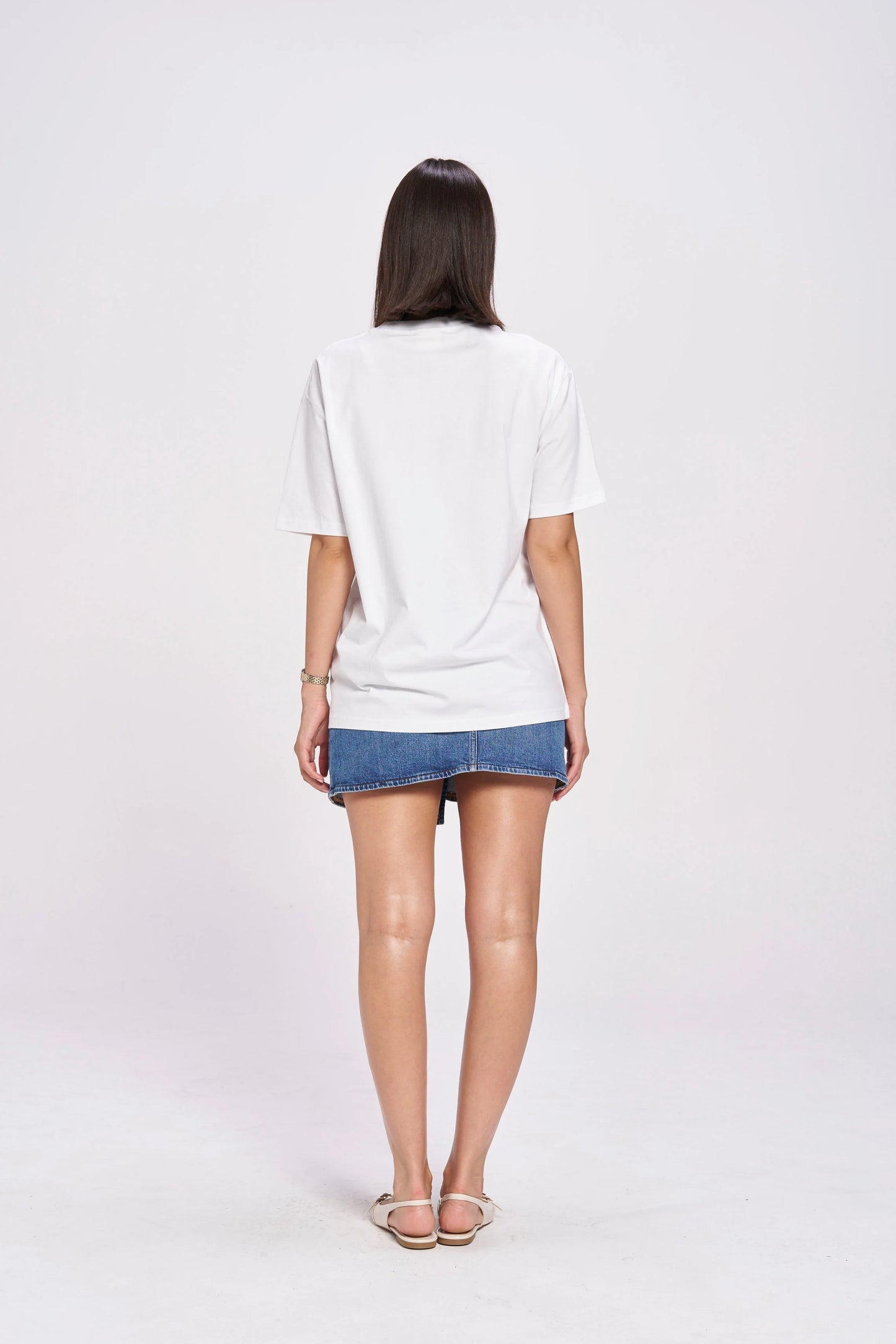 Juicy Oversize Tee - Lucent White