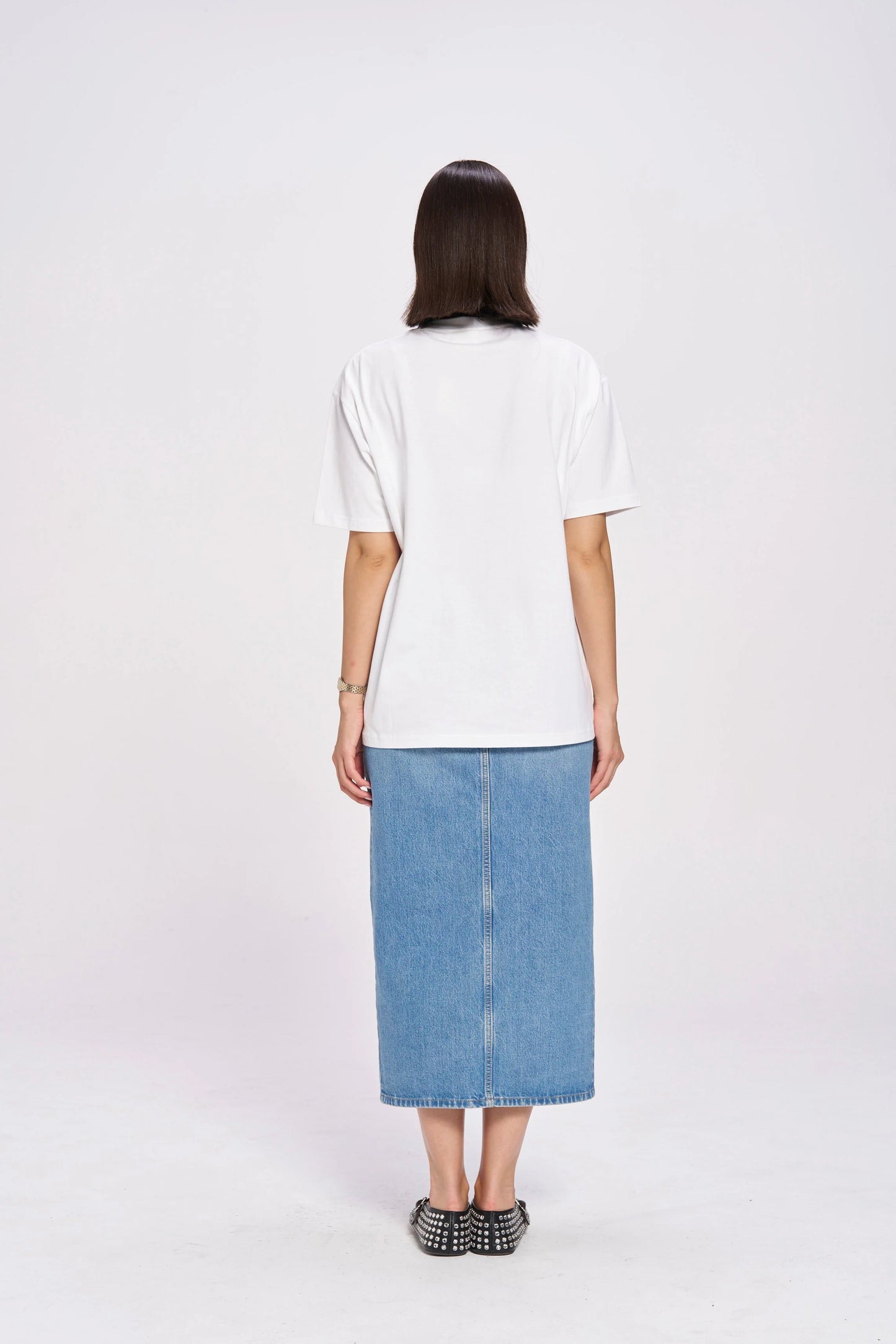 Salty Oversize Tee - White