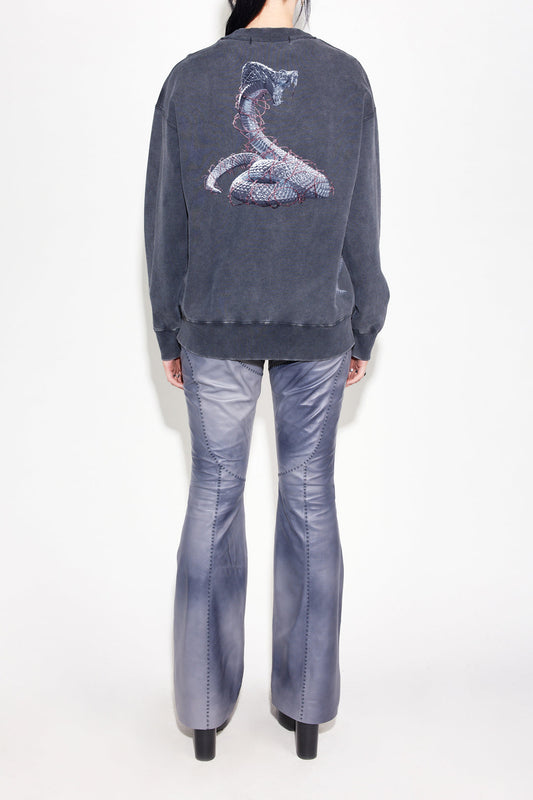 Slither Crew - Aged Charcoal