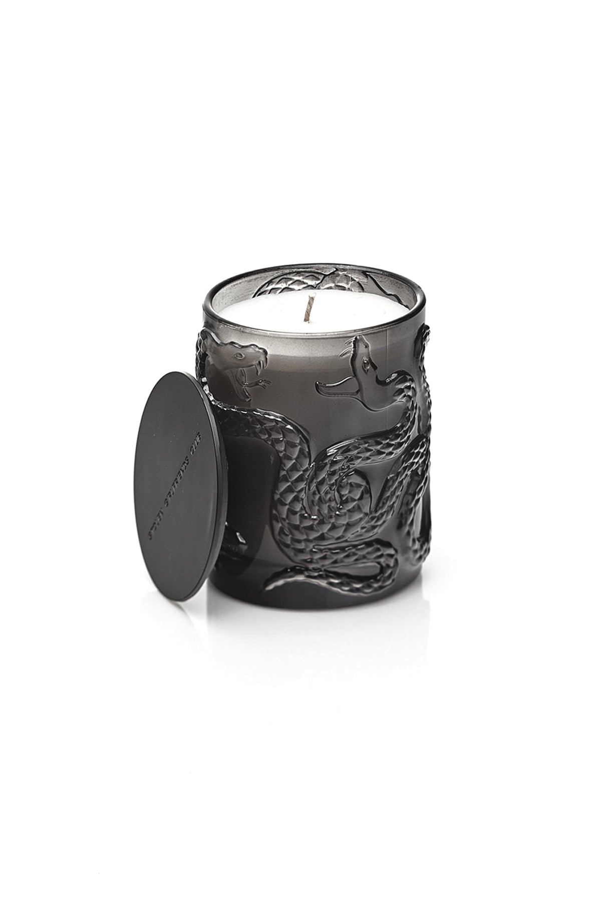 Amber Dream Candle - Black Coated Glass