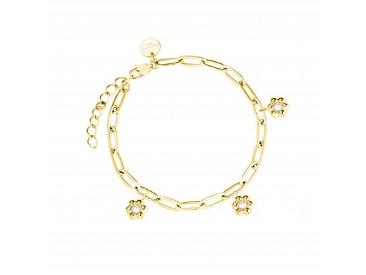 Daisy Flower Bracelet - Gold