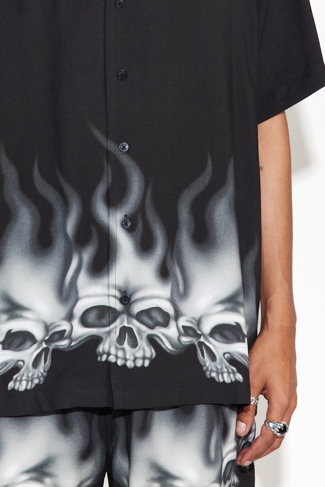 Smoking Skulls Shirt - Print