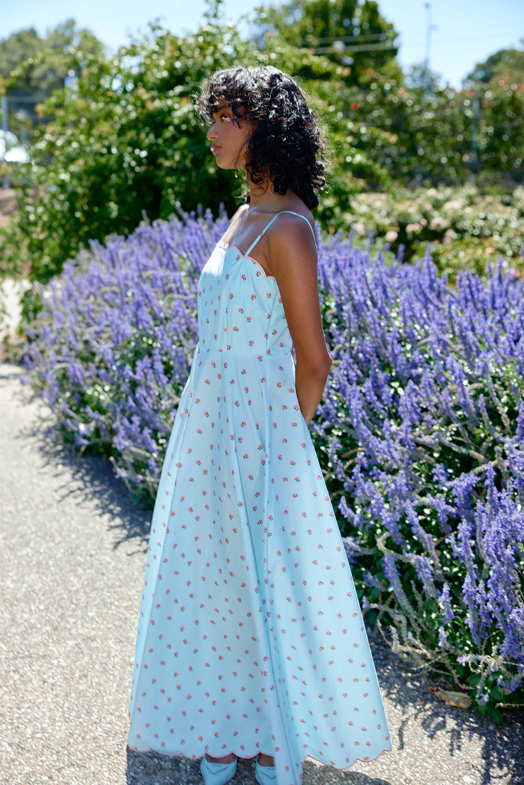 Elena Dress - Artic Rose