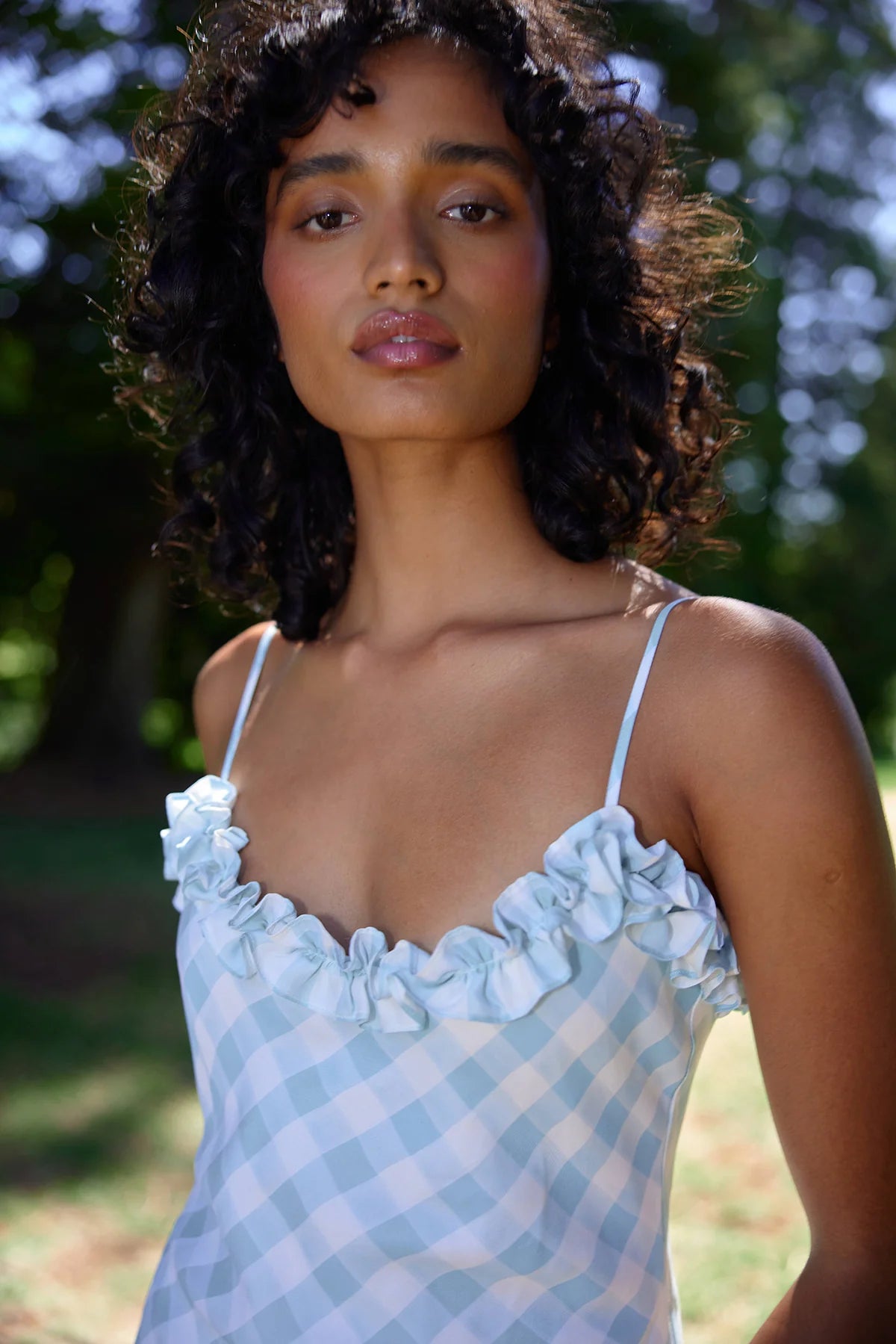 Posey Dress - Artic Gingham