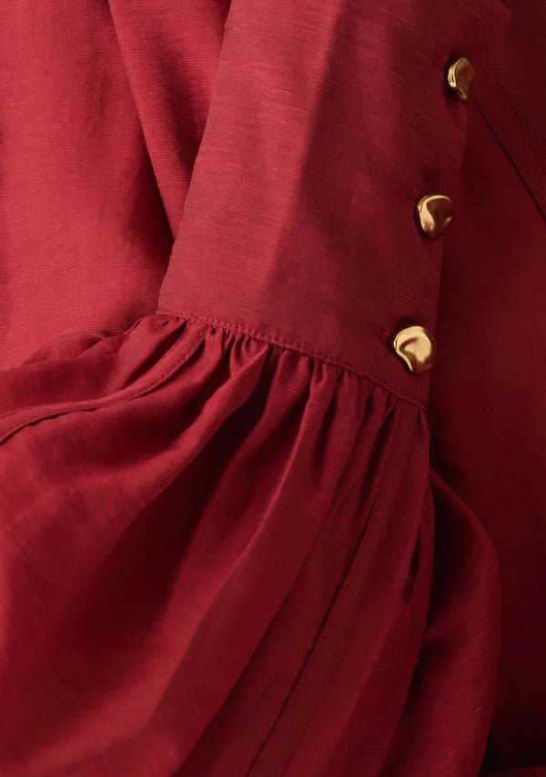 Astra Blouse - Wine