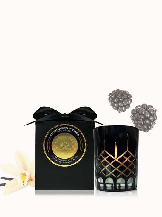 Black Raspberry & Vanilla Crystal Series 150g Candle