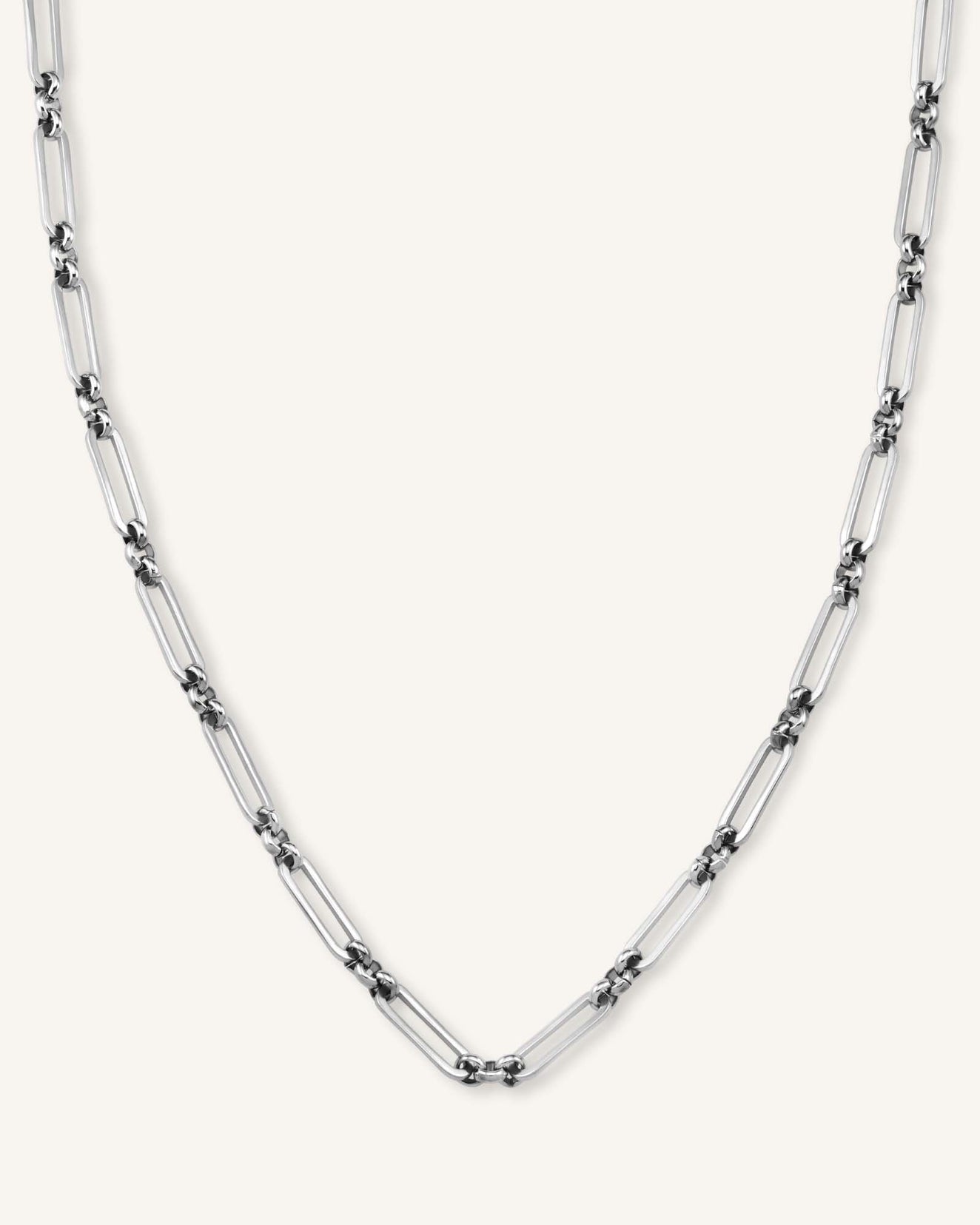 Multilink Necklace - Silver J529