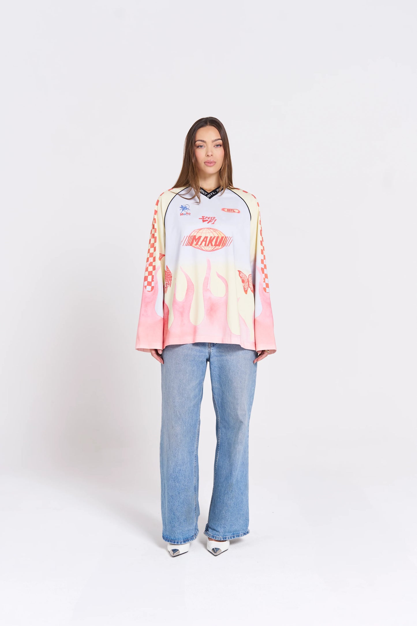 MTL Moto Long Sleeve - Fiery Pink