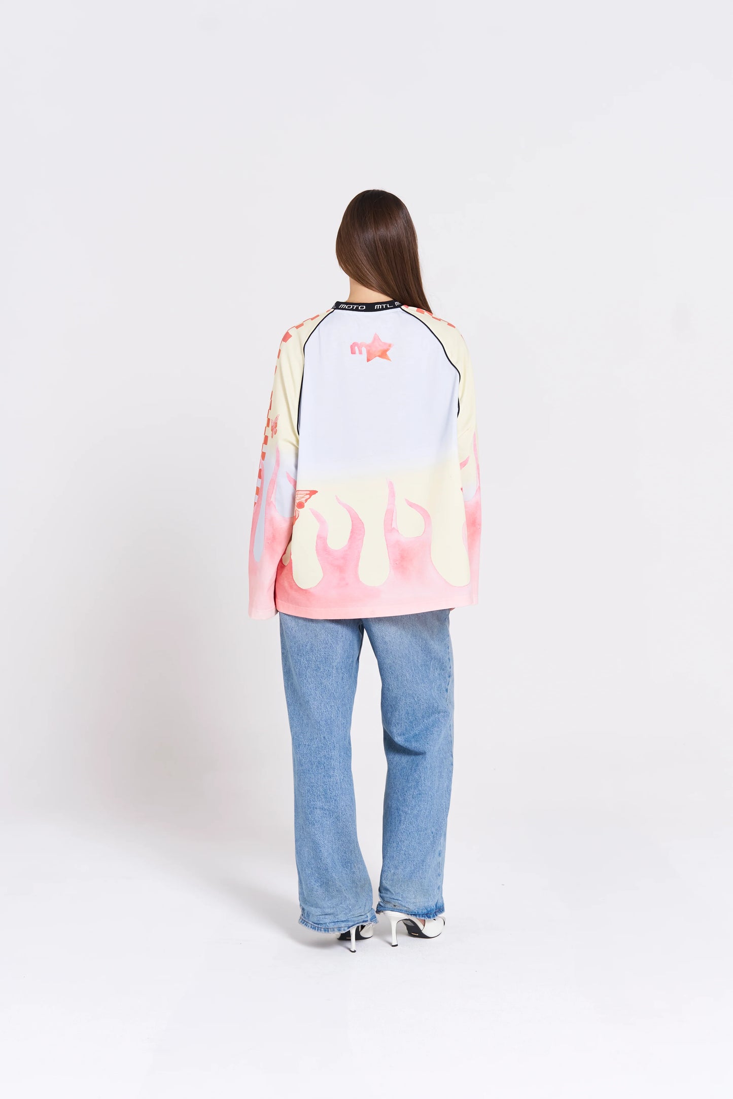 MTL Moto Long Sleeve - Fiery Pink