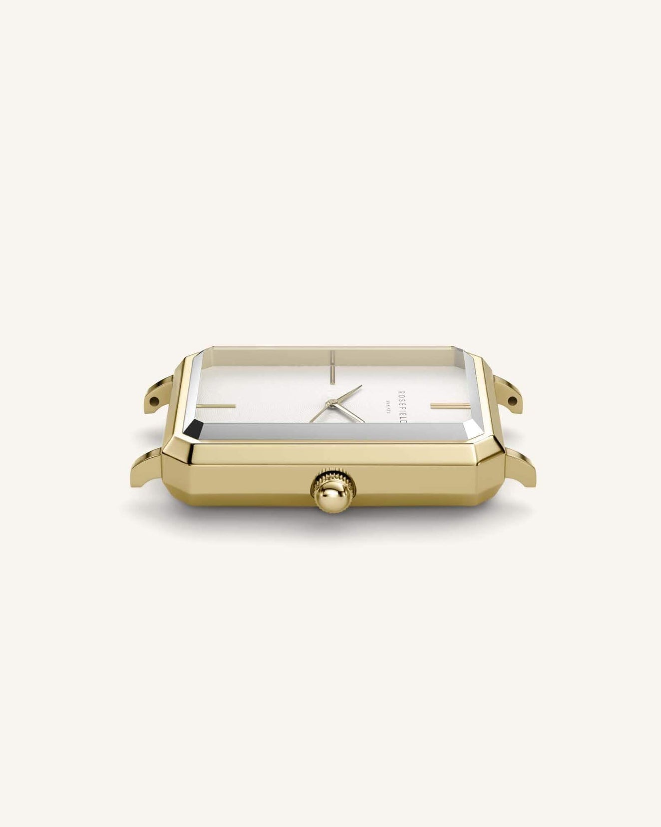 Octagon Wht Dl Silver - Gold Bracelet O48