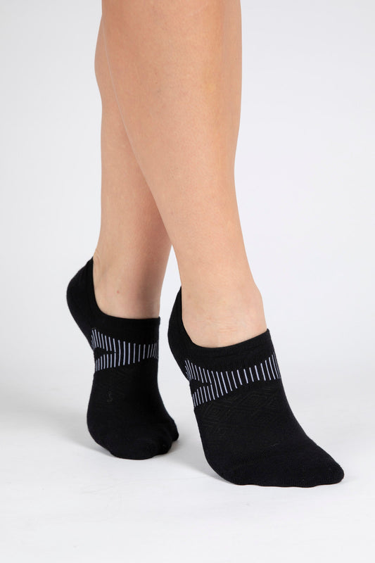 Atheisure Invisible Liner Sock - Black