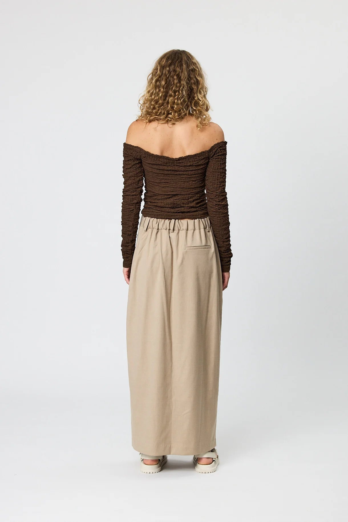 Lola Maxi Skirt - Oat