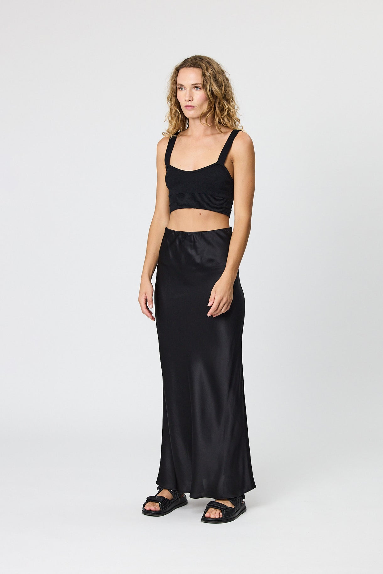 Charlie Maxi Skirt - Black
