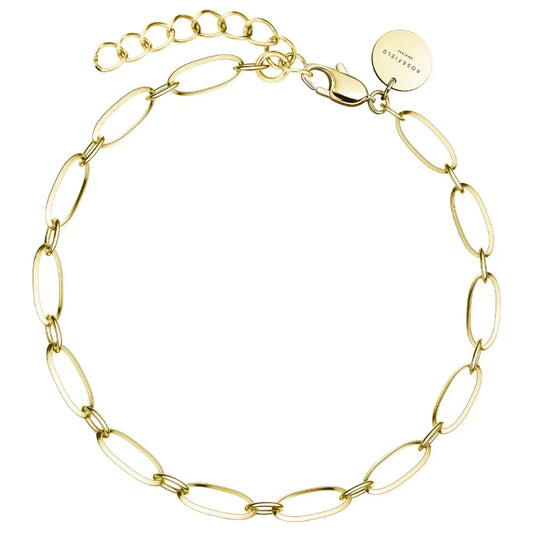 Oval Bracelet Gold - JBOLG-J540