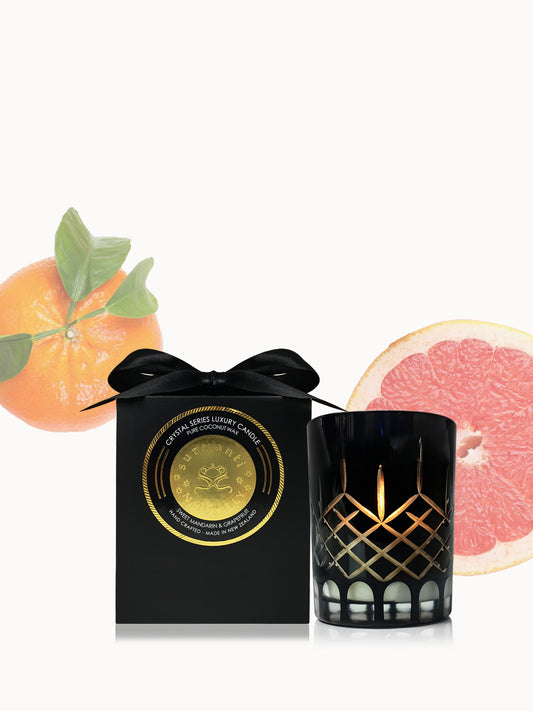 Sweet Mandarin & Grapefruit Crystal Series 150g Candle
