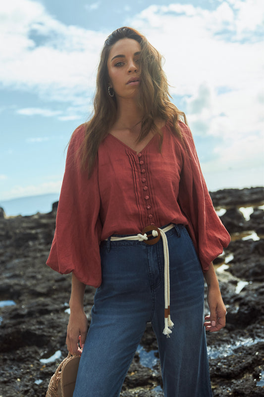 Coopers Blouse - Rust