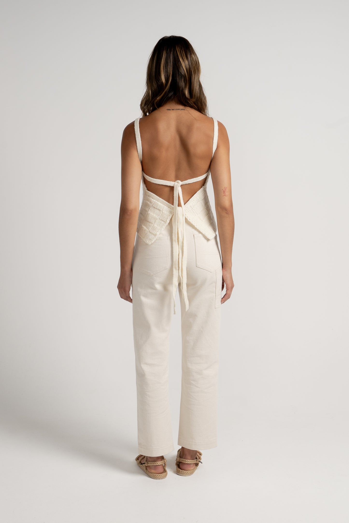 Mia Knit Top - Cream