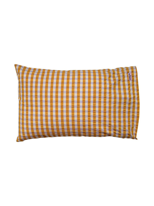 Standard Pillowcase Set - Mango Seersucker