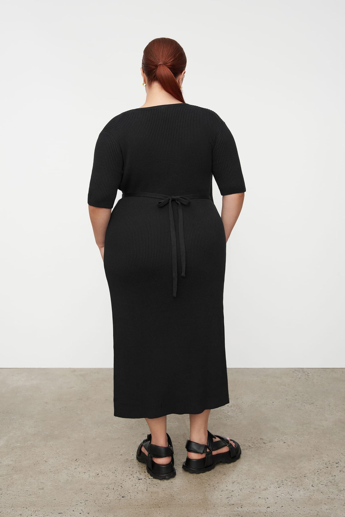 Annie Wrap Dress - Black