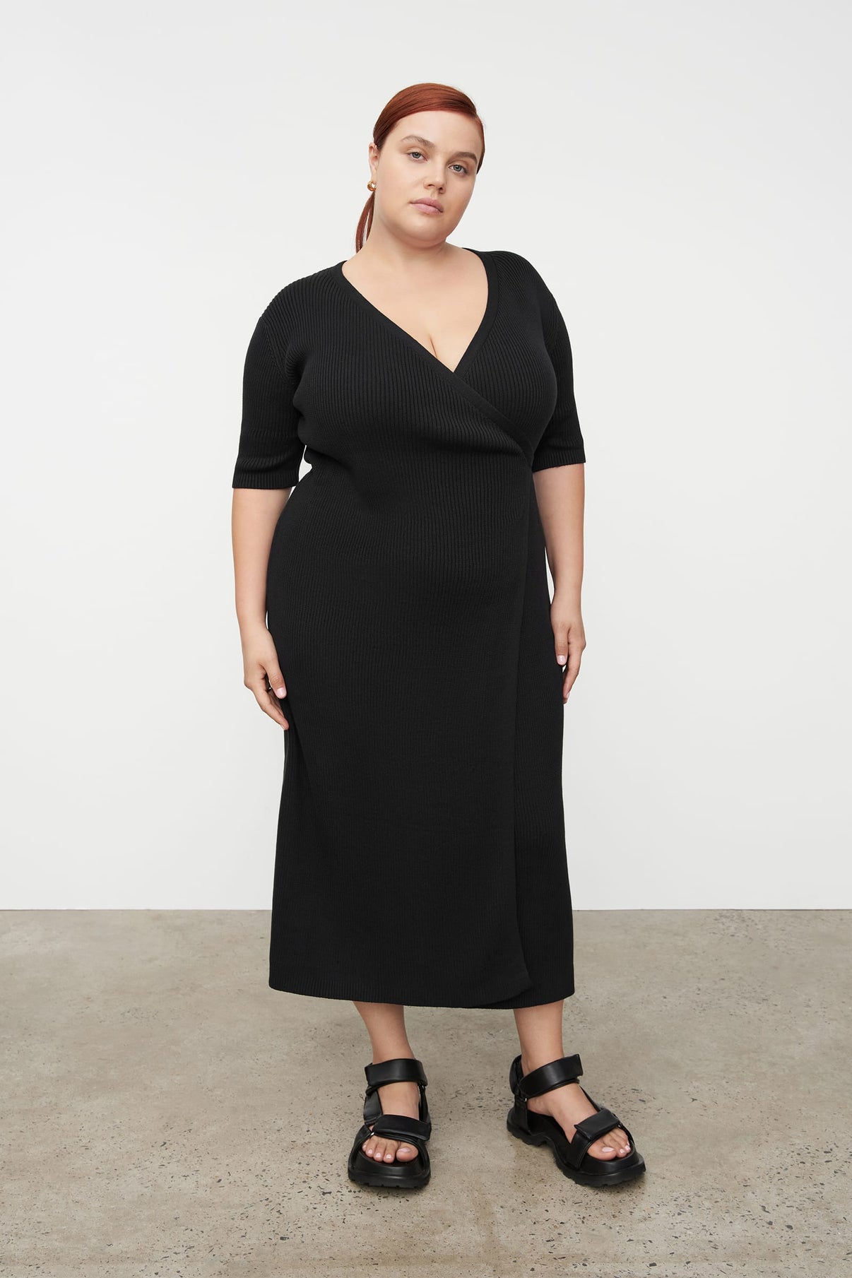 Annie Wrap Dress - Black