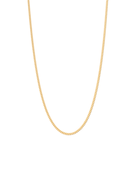 Bespoke Curb Chain - 16"-18" Gold