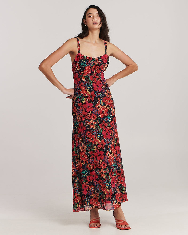 Amani Maxi Dress - Caribbean Floral