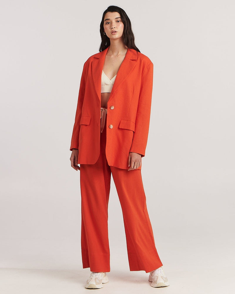 Addison Blazer - Tangerine Tango