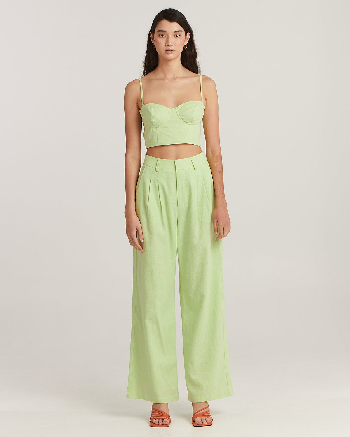 Halee Pant - Calming Green