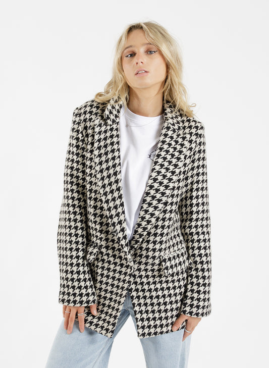 Easy Blazer - Houndstooth