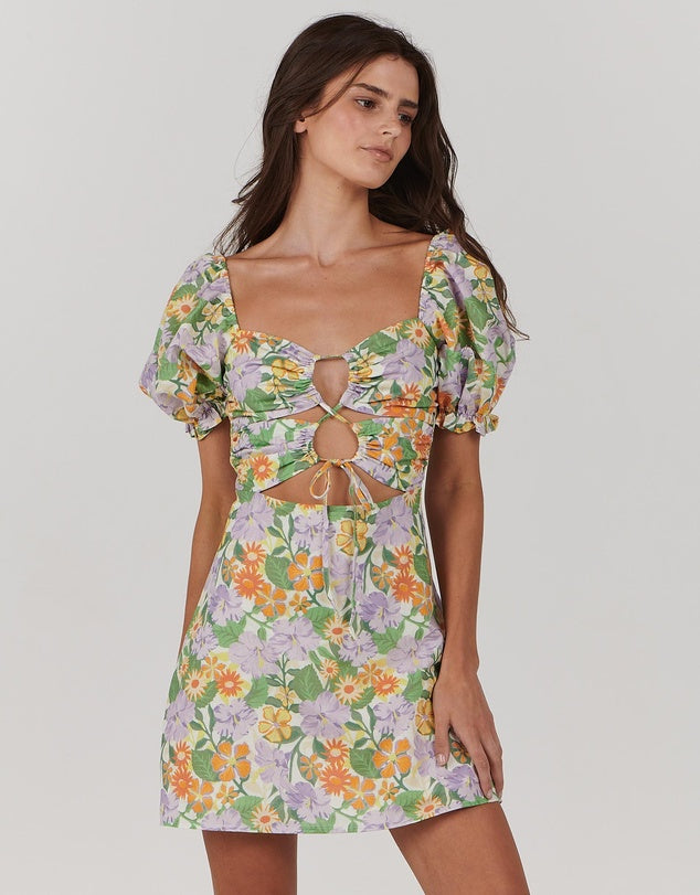 Willow Mini Dress - Spring T Floral