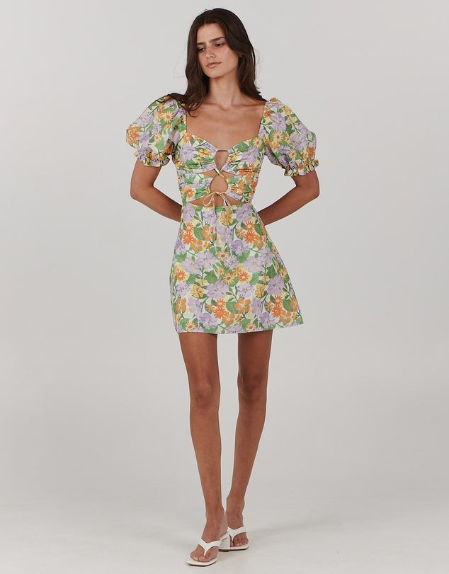 Willow Mini Dress - Spring T Floral