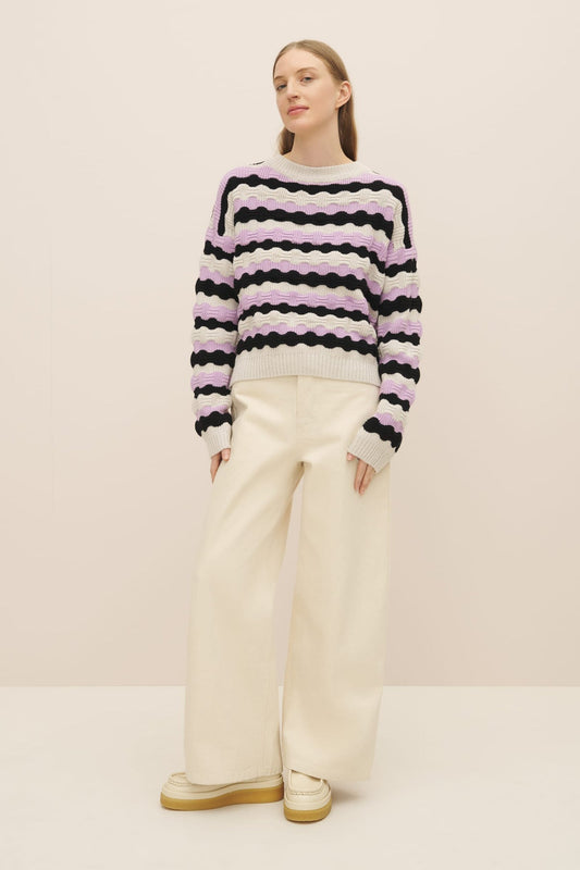 Memphis Jumper - Lilac Stripe