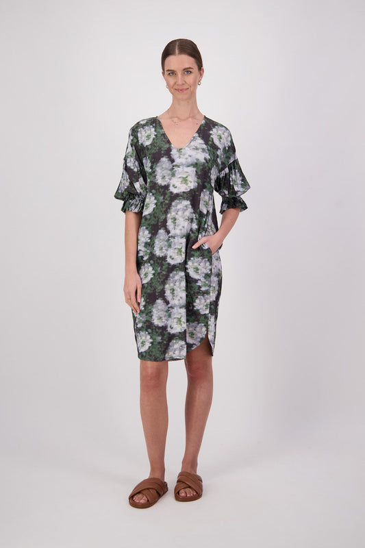 Toddy Dress - Green Floral